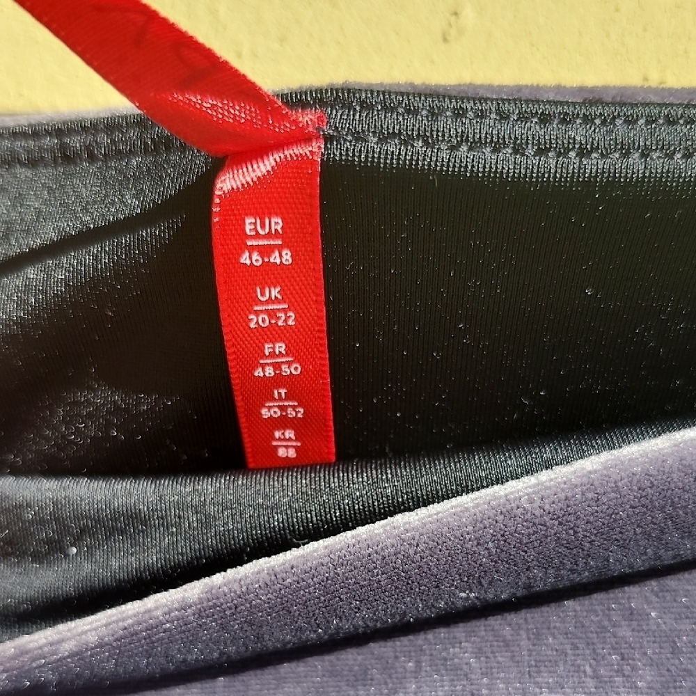 SPANX Grey Velvet Leggings - Picture 3 of 7